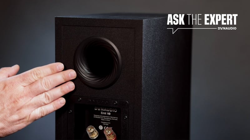 How close should speakers be to the wall?